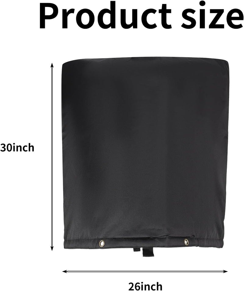 TUYUU Backflow Preventer Pipe Insulation Water Well Head Pump Cover,Sprinkler Valve Cover for Outside Winter,Protects from Severe Snow and Intense Sun - Image 4